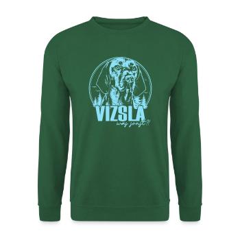 Vizsla - Unisex Pullover - Grün - Vorne