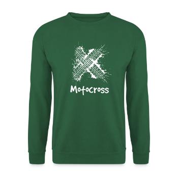 Motocross - Unisex Sweatshirt - green - Front