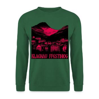 Blaenau Ffestiniog - Unisex Sweatshirt - green - Front