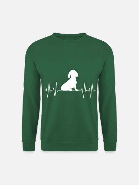 Dackel reine Persönlichkeit - ich liebe Dackel - Unisex Pullover - Grün