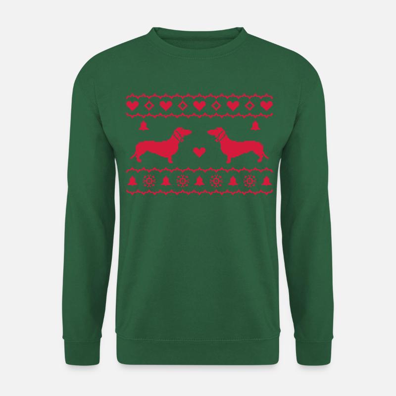 X-Mas Dackel - Unisex Pullover - Grün