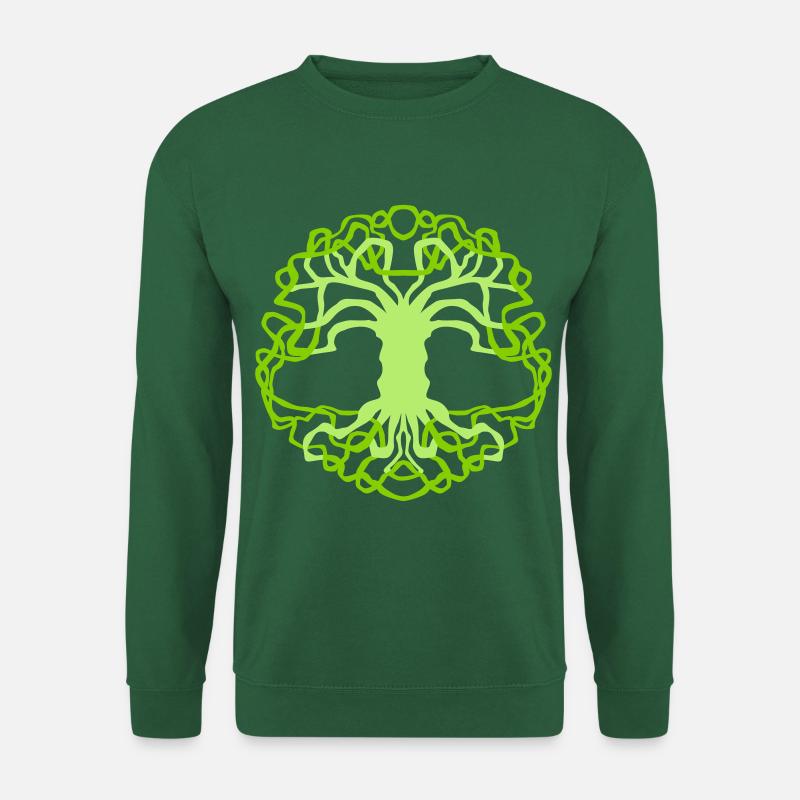 Arbre de vie, celtique, ésotérique, idée cadeau, symbole - Sweat-shirt Unisexe - vert foncé