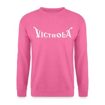 Victrola Logo - Sweat-shirt Unisexe - rose - Devant