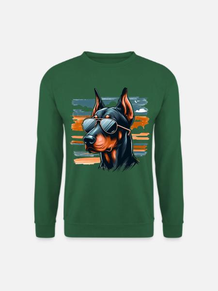 Dobermann Der Polizeihund - Unisex Pullover - Grün
