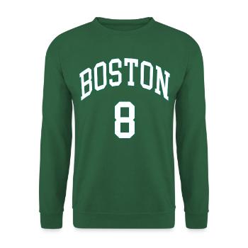 Boston 8 - Sweat-shirt Unisexe - vert foncé - Devant