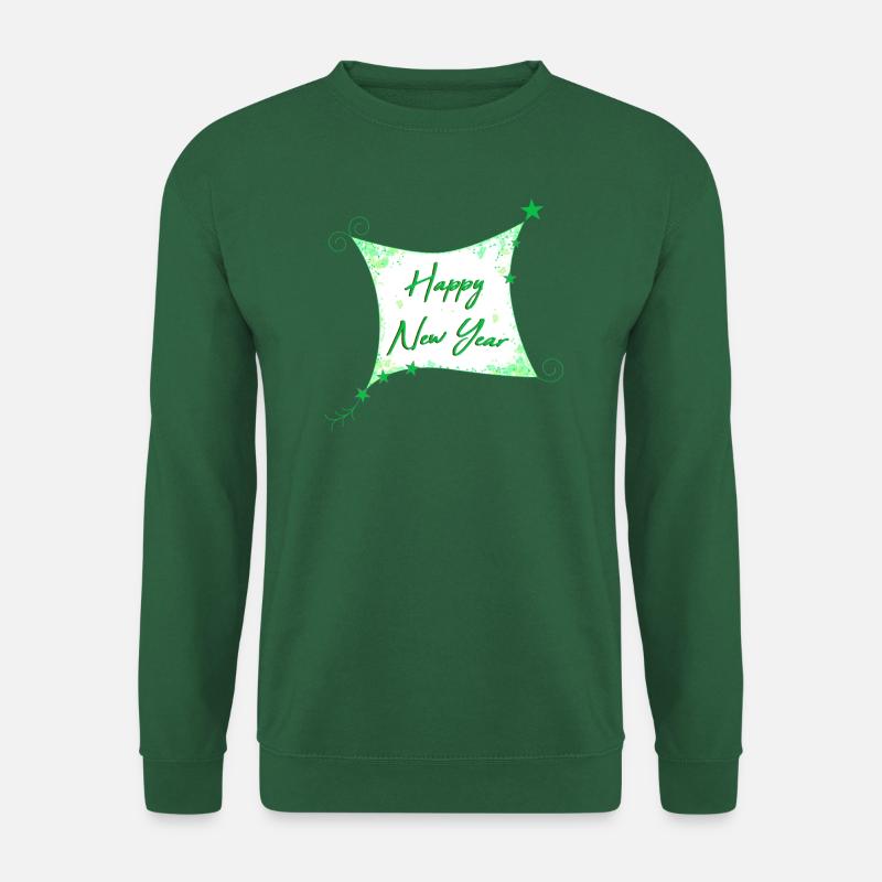 Happy New Year Silvester - Unisex Pullover - Grün