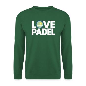 Padel - Geschenk für Padel-Liebhaber - Unisex Pullover - Grün - Vorne