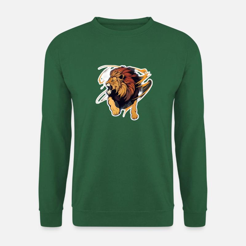 Lion#01 - Unisex Pullover - Grün
