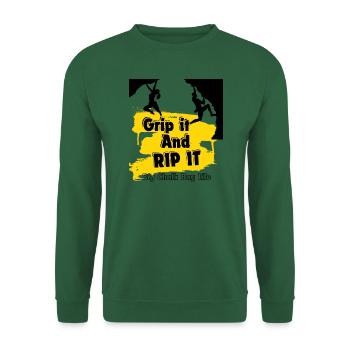 Rip It - Boulderklettern - Unisex Pullover - Grün - Vorne