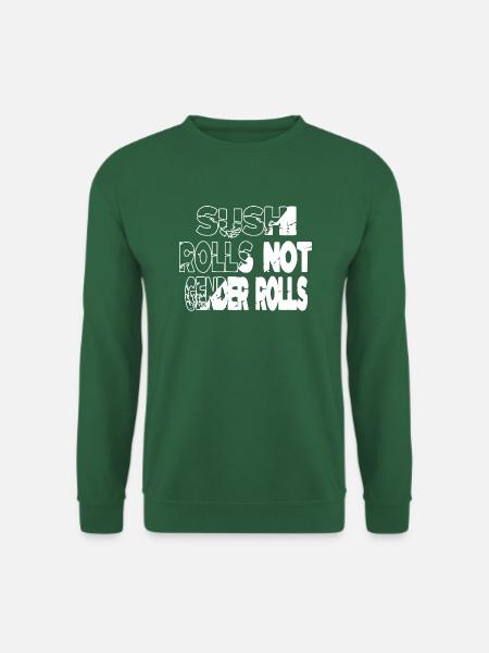 support your local feminist present idea cats - Unisex Pullover - Grün