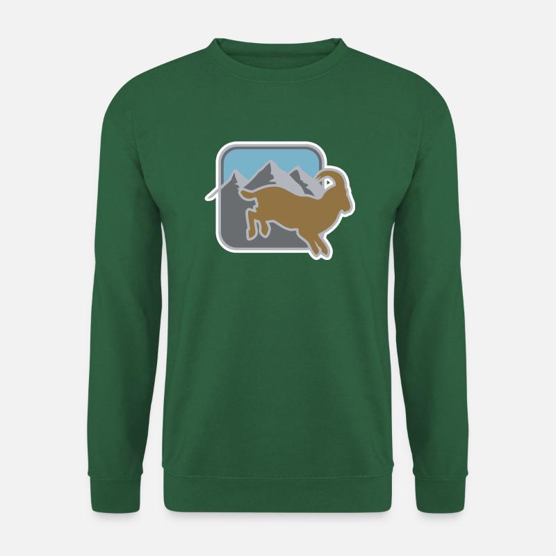 Steinbock - Symbol - Unisex Pullover - Grün