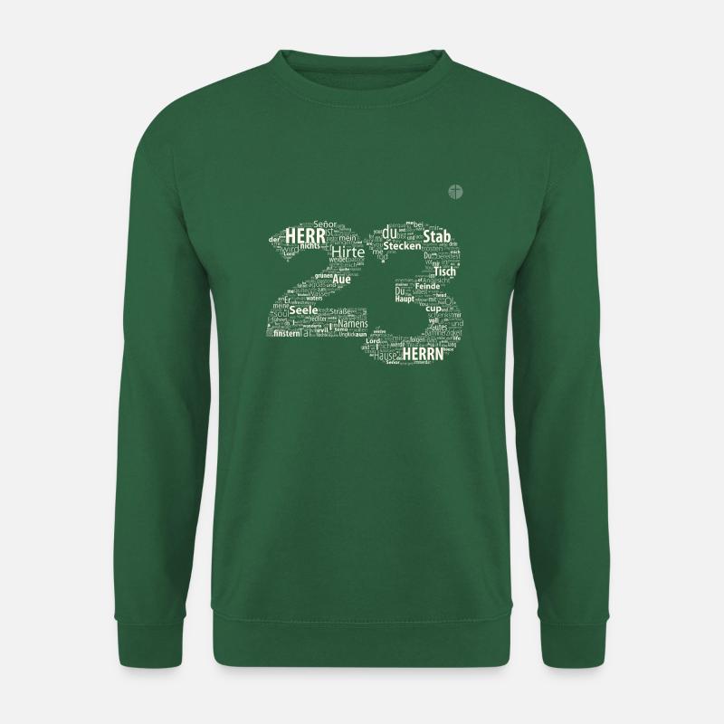 Psalm 23 - Unisex Pullover - Grün