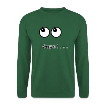 Oops! ... - Unisex Sweatshirt - green - Front