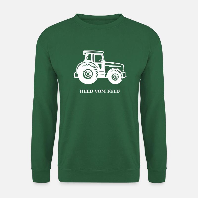 Traktor Held vom Feld - Unisex Pullover - Grün