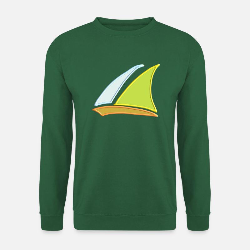 Segelboot 8 2 - Unisex Pullover - Grün