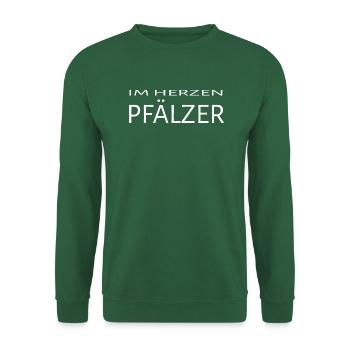IM HERZEN PFÄLZER - Unisex Pullover - Grün - Vorne