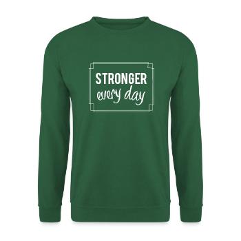gym lover - Unisex Pullover - Grün - Vorne