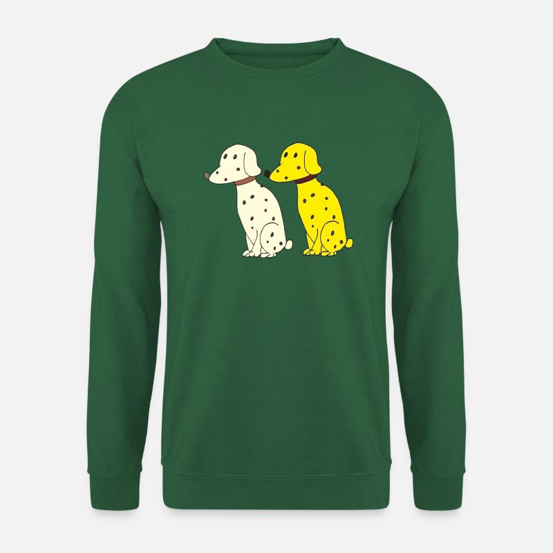 dalmatiner doppelt - Unisex Pullover - Grün