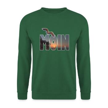 Moin (Motive: St. Peter Ording) - Unisex Sweatshirt - green - Front