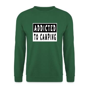 outdoor gift joke funny quote present breakfast - Unisex Pullover - Grün - Vorne