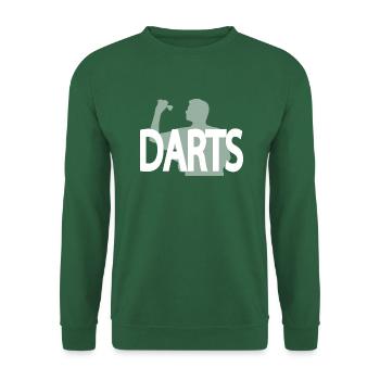 Fléchettes - Sweat-shirt Unisexe - vert foncé - Devant