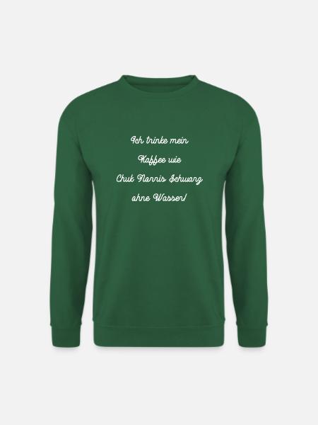 coffein coffeeshop frühstück latte cookie - Unisex Pullover - Grün