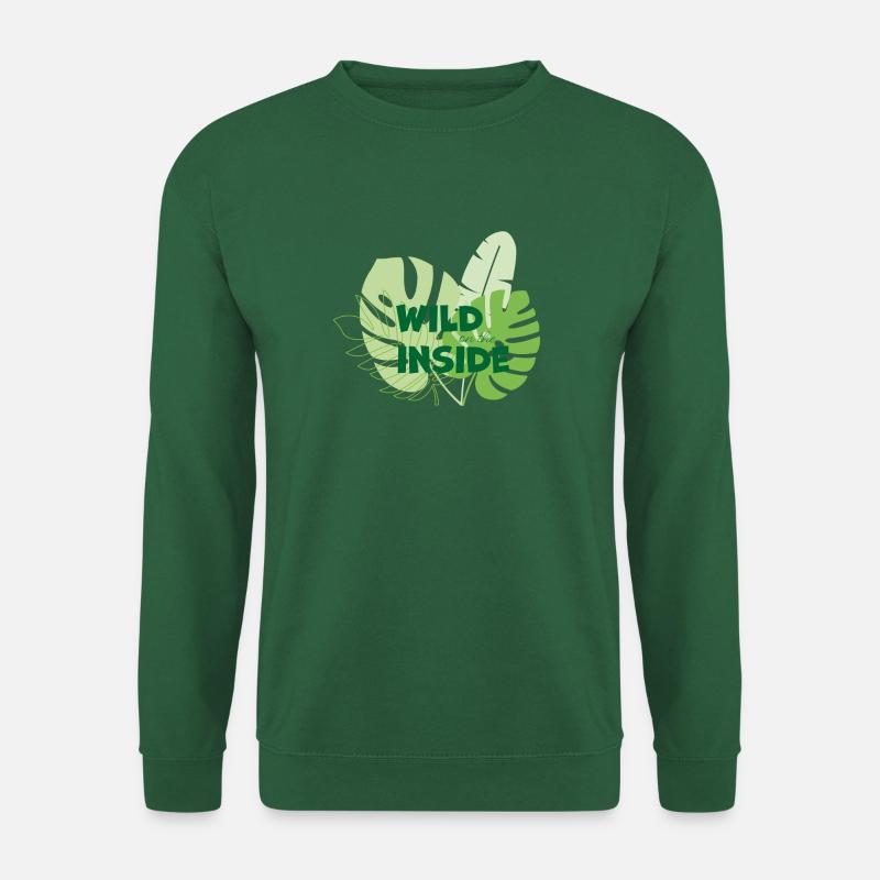 Wild on the inside - Unisex Pullover - Grün
