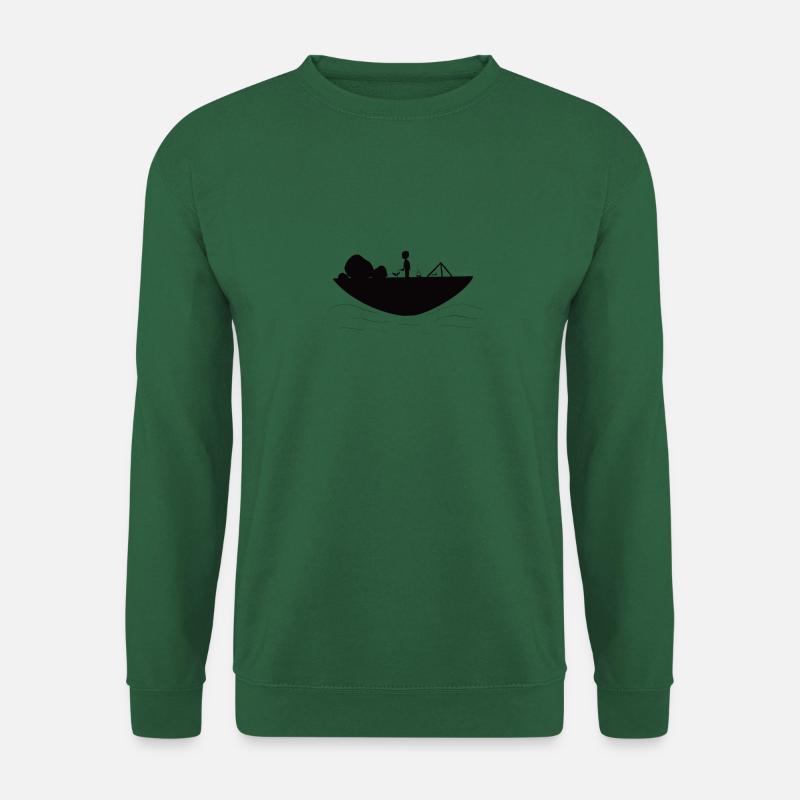 Earth Planet Kunst - Unisex Pullover - Grün