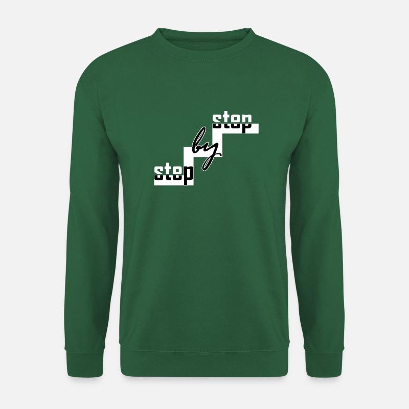 Step by step - Unisex Pullover - Grün