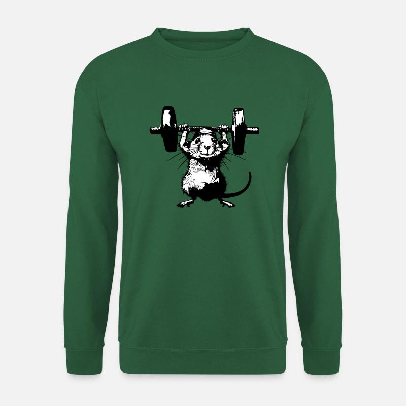 Iron Rat: Stärke mit Stil - Unisex Pullover - Grün