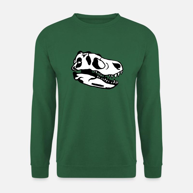 Dino Kopf - Unisex Pullover - Grün