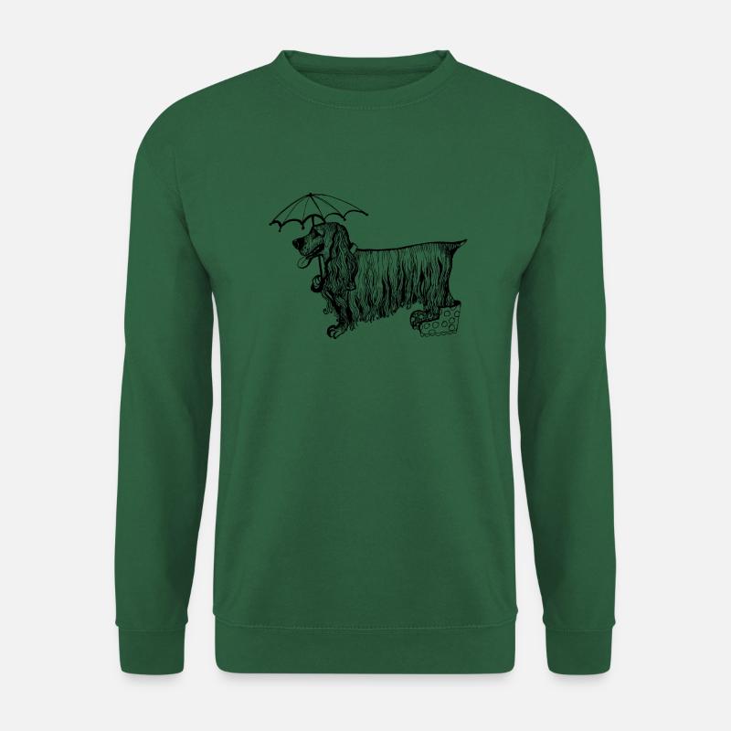 Cocker spaniel - Unisex Pullover - Grün