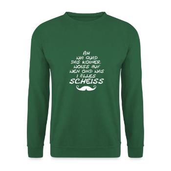 Schwaben Spruch - Unisex Pullover - Grün - Vorne