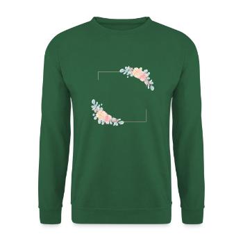 flower_bouquet_6 - Unisex Sweatshirt - green - Front