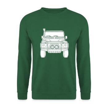 Landy Silhouette white - Unisex Pullover - Grün - Vorne