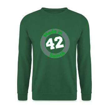Saint-Etienne - Made in Sainté 42 - Sweat-shirt Unisexe - vert foncé - Devant