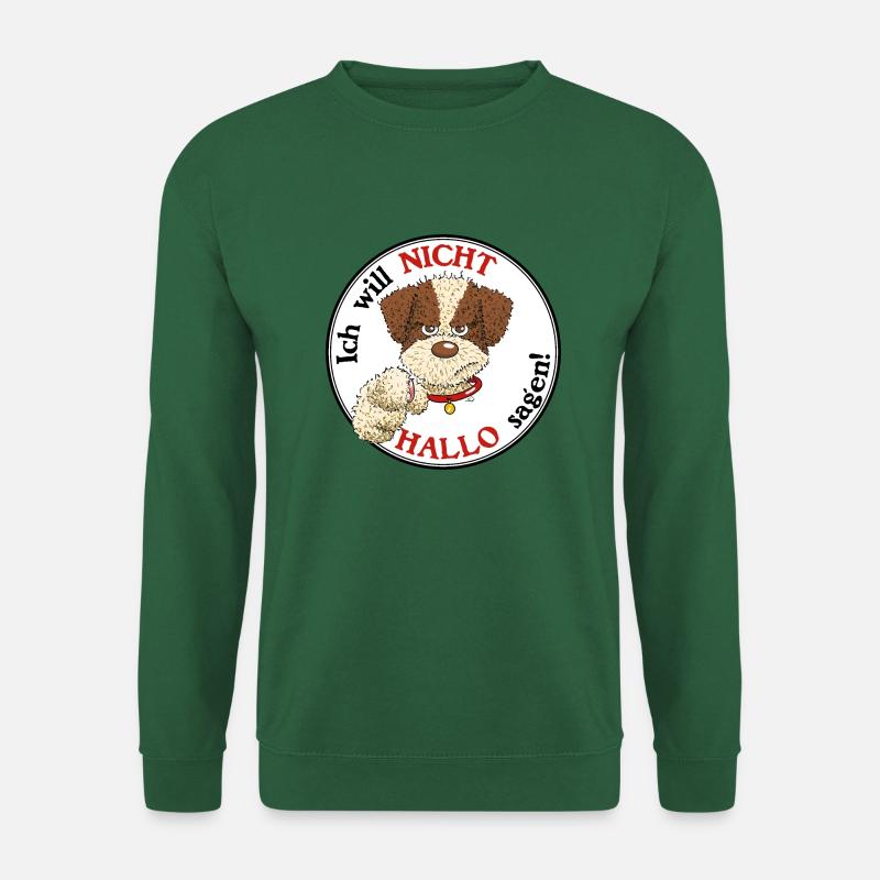 Hallo1 1 - Unisex Pullover - Grün