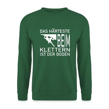climbing - Unisex Pullover - Grün - Vorne