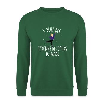 JPP PROF DANSE - Sweat-shirt Unisexe - vert foncé - Devant
