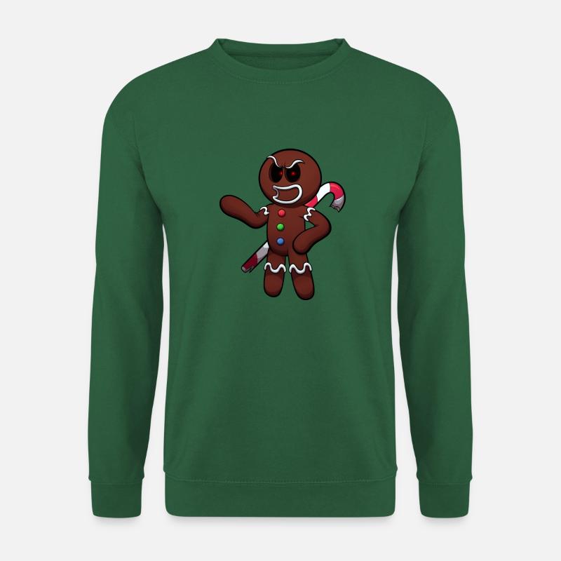 Böser Lebkuchenmann - Unisex Pullover - Grün