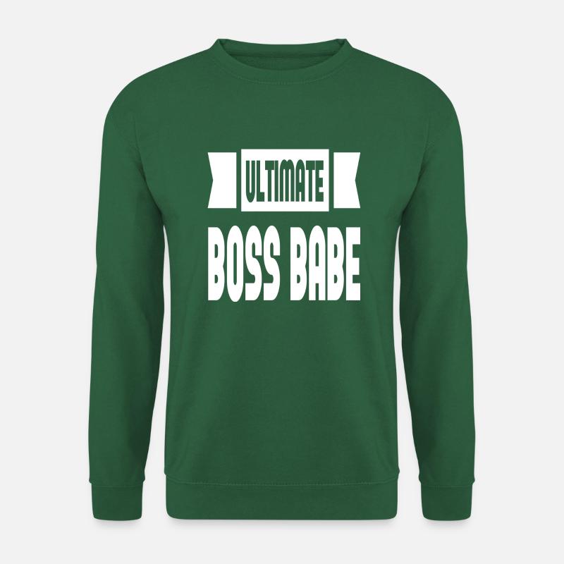 Ultimate Boss Babe - Unisex Pullover - Grün