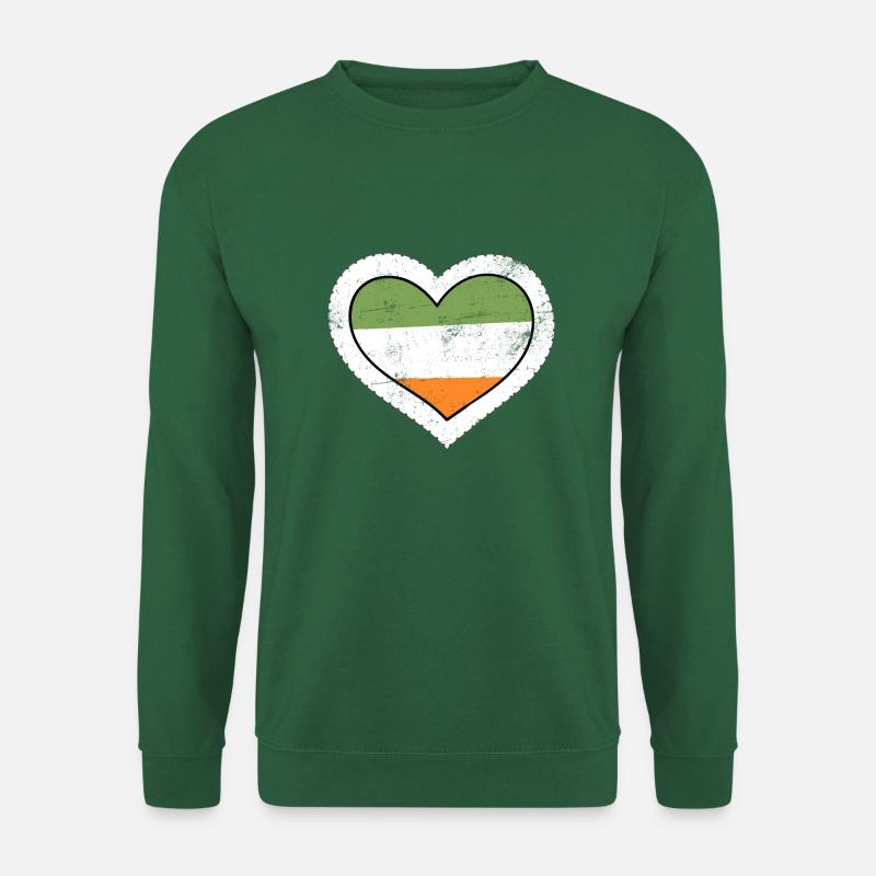 Irland flagge St. Patricks Day - Unisex Pullover - Grün