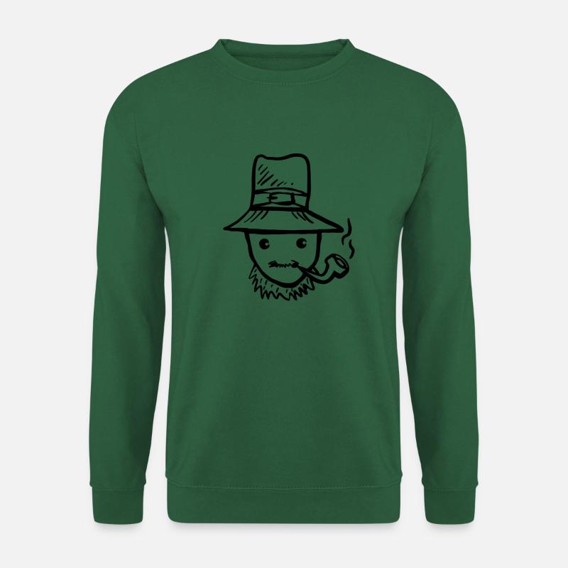 Leprechaun St. Patrick Day - Unisex Sweatshirt - green