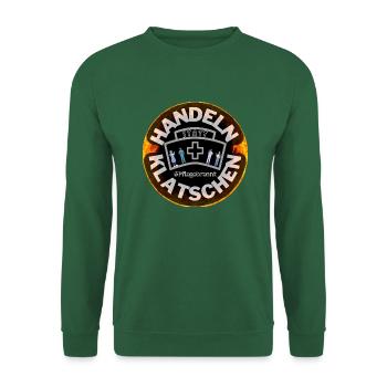 Pflegebrennt | Pflege Brennt - Unisex Pullover - Grün - Vorne