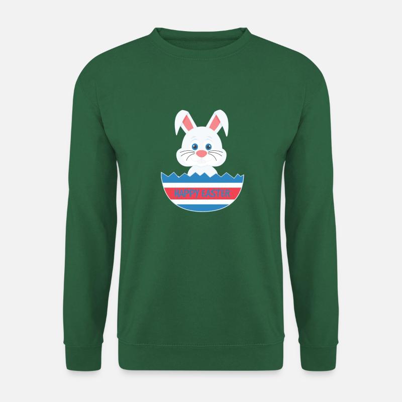 Ein niedlicher Ostereierhase - Unisex Pullover - Grün