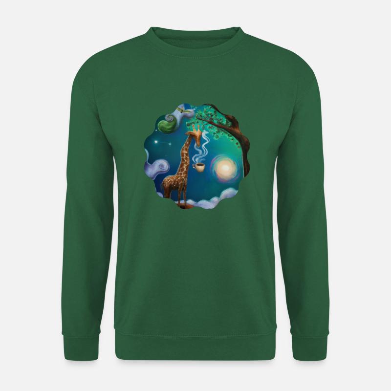 Giraffe - Unisex Pullover - Grün