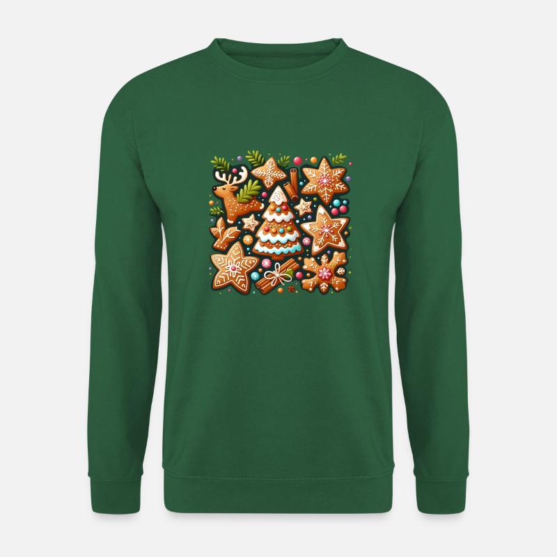 Festlicher Lebkuchengenuss - Unisex Pullover - Grün