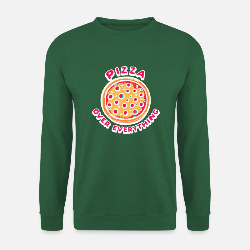 Pizza Over Everything - Unisex Sweatshirt - green