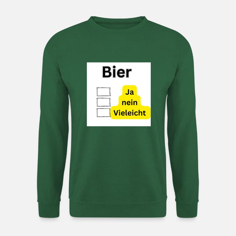 Bier - Unisex Pullover - Grün