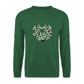 Lily of the Valley - Unisex Sweatshirt - green - Front